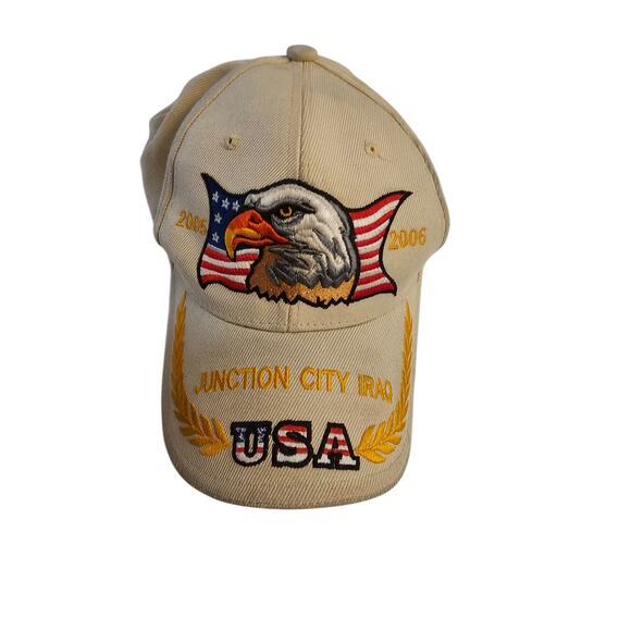 2005 2006 Junction City Iraq USA War Veteran Baseball Hat Cap Embroidered - Picture 2 of 5